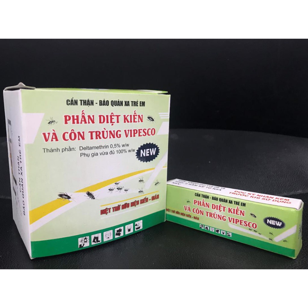 PHẤN DIỆT KIẾN VÀ CÔN TRÙNG VIPESCO - HỘP 2 VIÊN