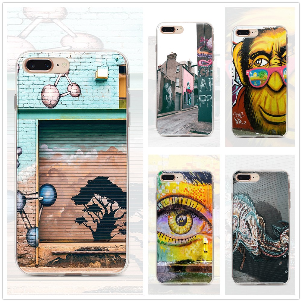 Ốp điện thoại mềm họa tiết Graffiti đẹp mắt cho Samsung Galaxy S20 ULTRA \S10 PLUS S10LITE S9 plus S8 PLUS