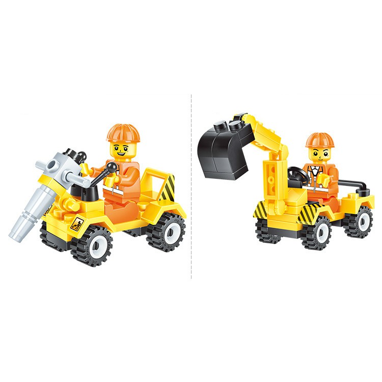 COMBO 12 Bộ Lắp Ghép Xe Đồ Chơi!!
