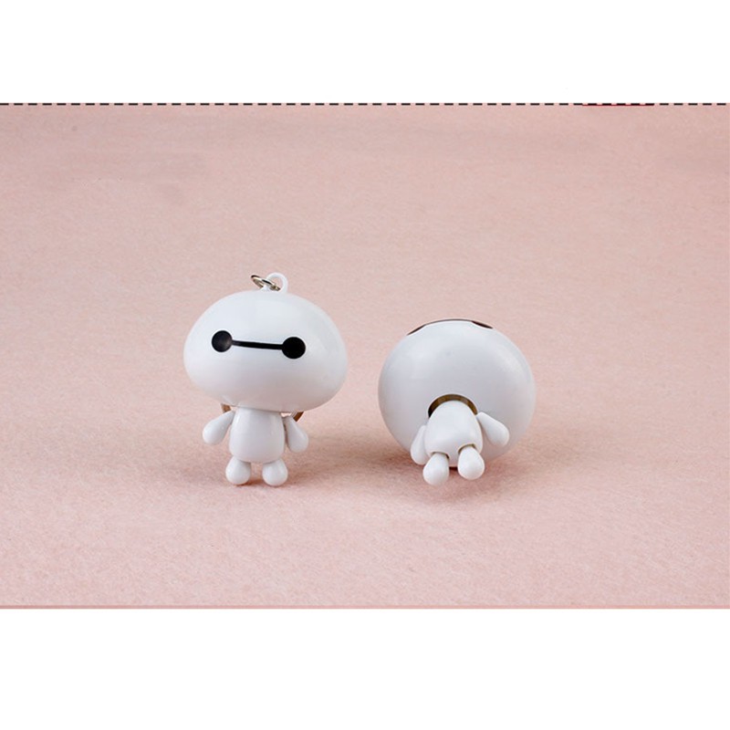 Búp Bê BayMax Có Thể Di Chuyển Kèm Móc Khóa Dễ Thương Trang Trí Túi Xách / Điện Thoại