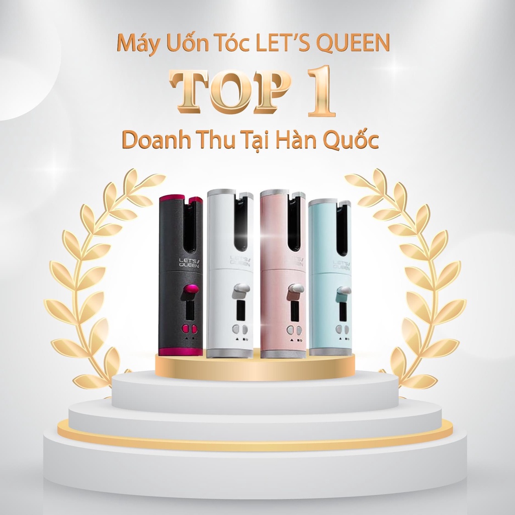 MÁY UỐN TÓC MINI CẦM TAY LET’S QUEEN S100,MÁY TẠO KIỂU TÓC CHÍNH HÃNG HÀN QUỐC. BẢO HÀNH 1 NĂM