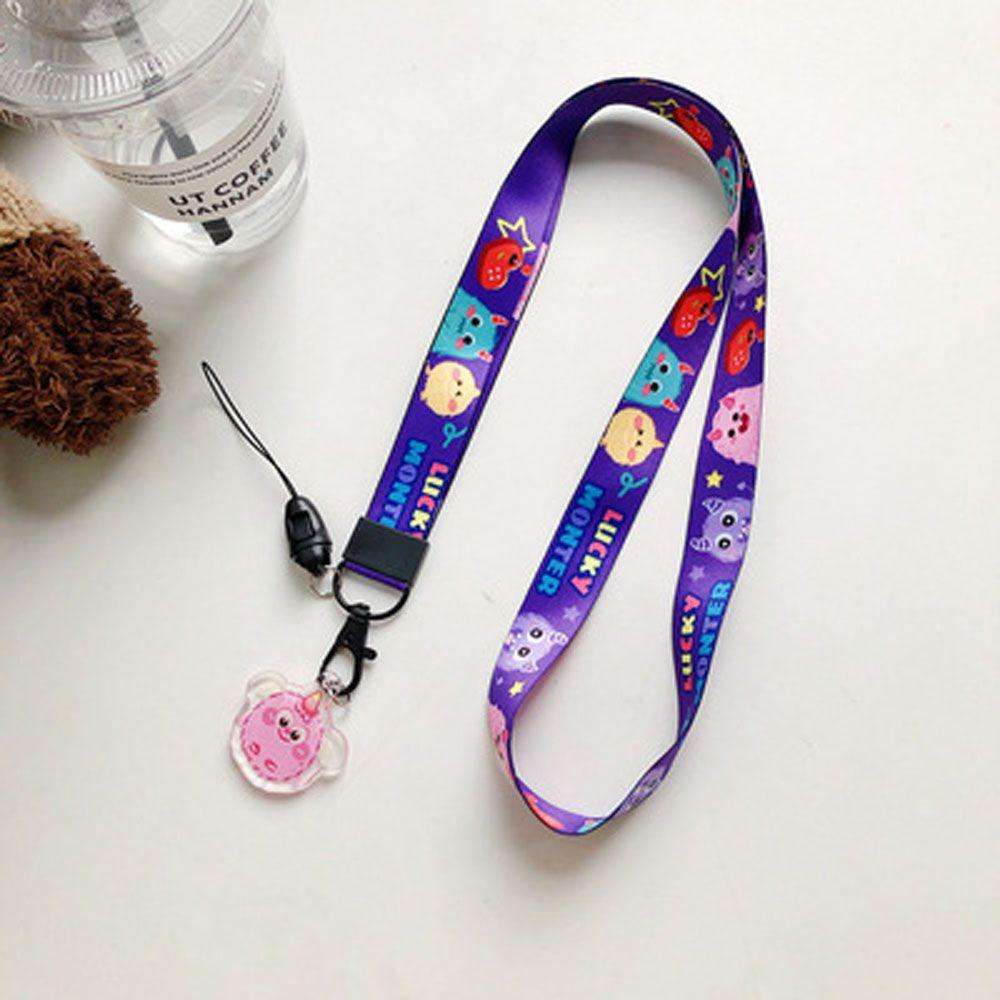 Dây Đeo Điện Thoại Đa Năng Họa Tiết Hoạt Hình Dễ Thương