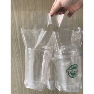 Túi đựng 2 ly có vách ngăn