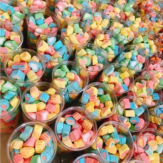 Lon 250gr Kẹo Bông Marshmallow
