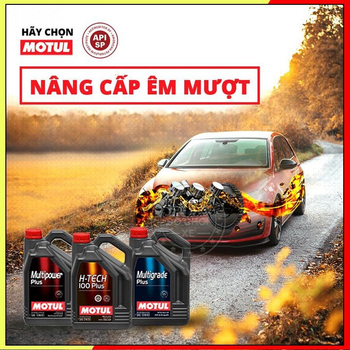 Nhớt Động Cơ Xăng Ô Tô Cao Cấp Motul Multipower Plus 10W40