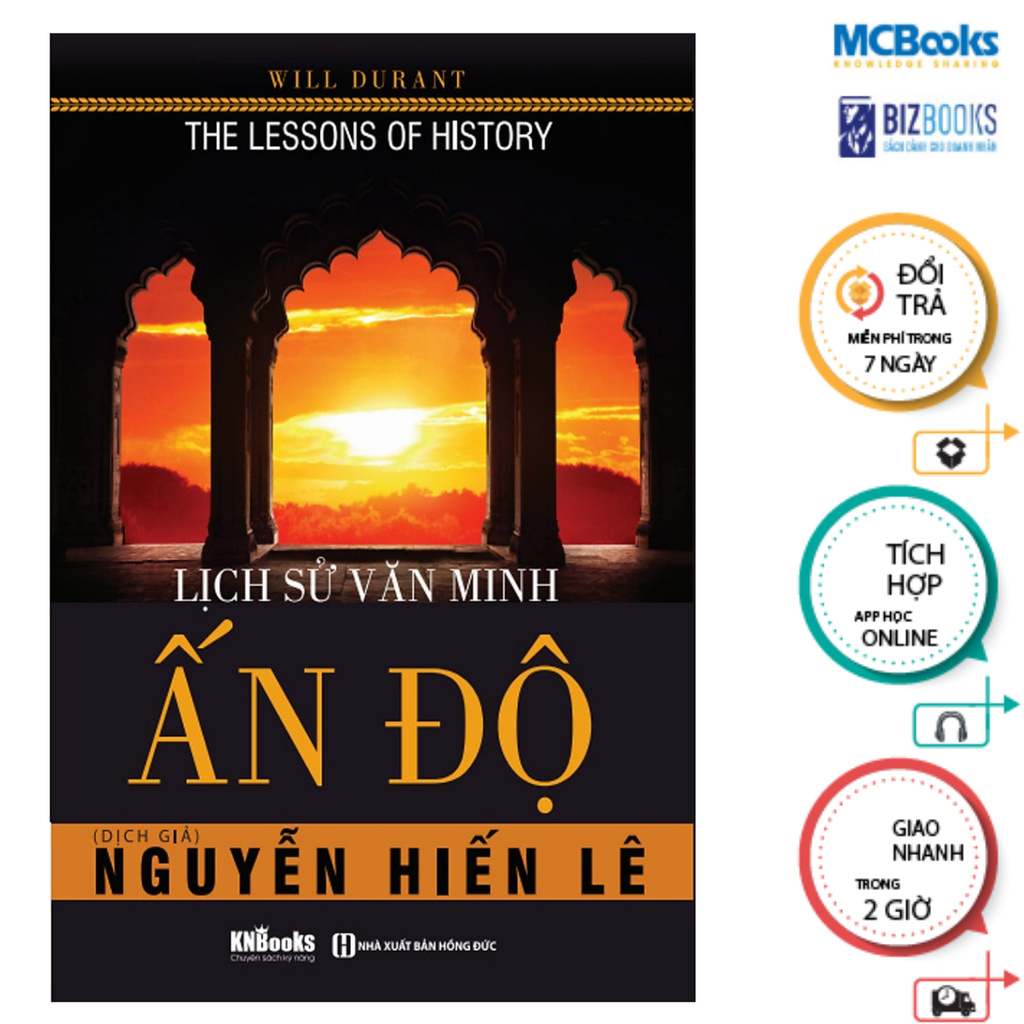 Sách - Lịch Sử Văn Minh Ấn Độ Mcbooks