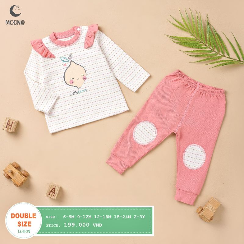 Moon - Bộ nỉ dài tay thu đông cho bé 6-16kg