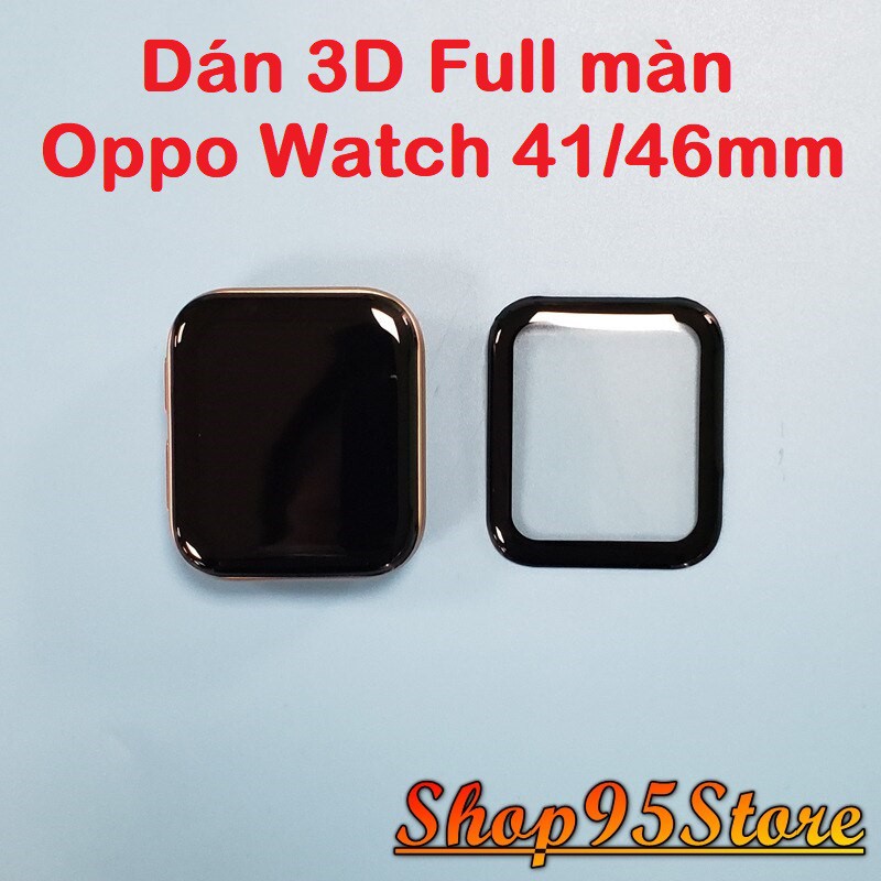 Dán chống xước Full viền đen dành cho Oppo Watch 41mm 46mm