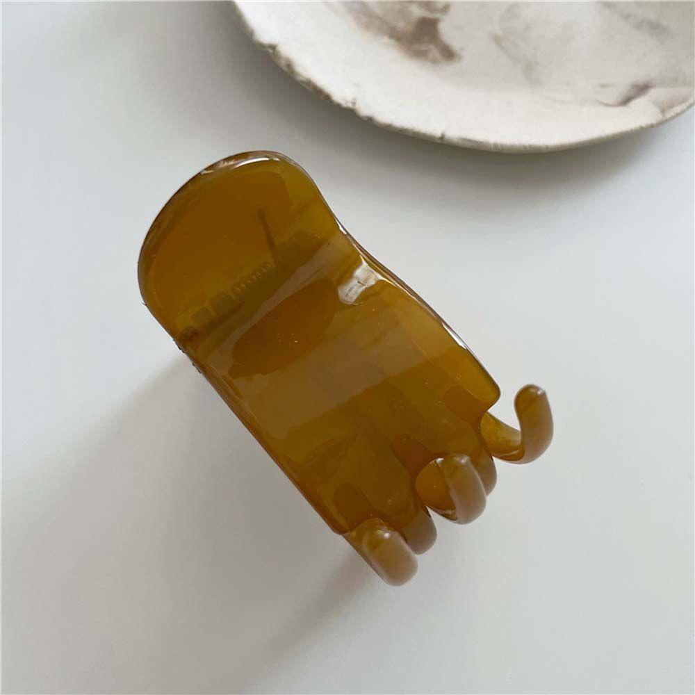 TWINKLE Kẹp Tóc Móng Vuốt Nhỏ Màu Trơn Thanh Lịch Dễ Thương Cho Nữ