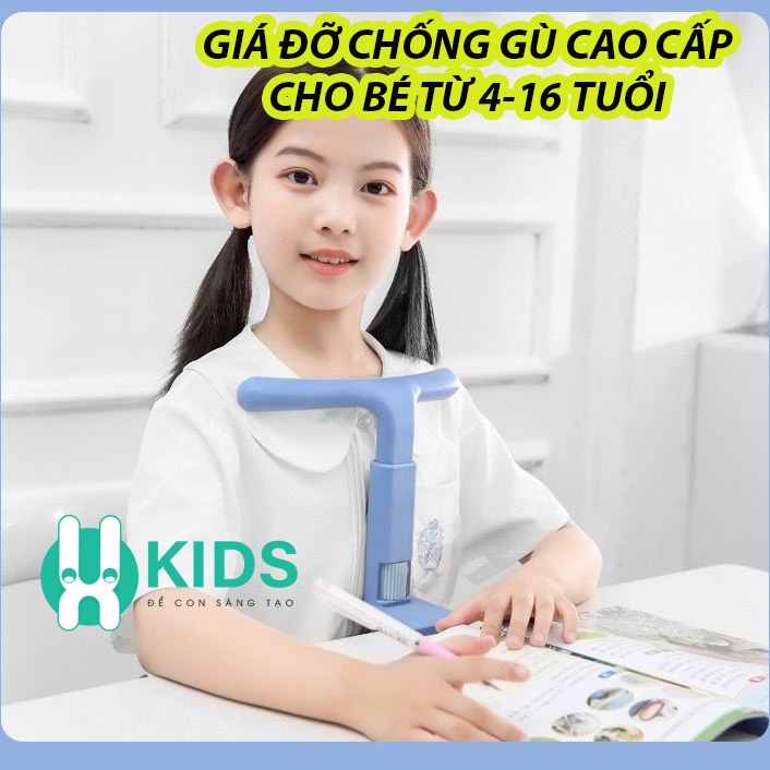 Giá đỡ chống cận, chống gù lưng, kệ chống cận thị, cong vẹo cột sống, chỉnh tư thế ngồi học chuẩn cho bé 4-16 tuổi