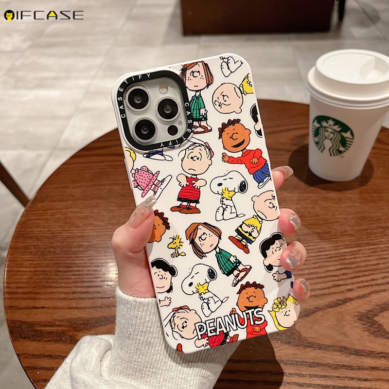 Ốp Điện Thoại Silicon Họa Tiết Chú Chó Snoopy Dễ Thương Cho iPhone 13 12 12 11 Pro Max XS Max XR X 7 8 Plus