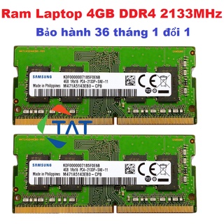 Mua Ram Laptop 4GB DDR4 Samsung Hynix Kingston 2133MHz Dùng Cho Macbook Máy Tính Xách Tay