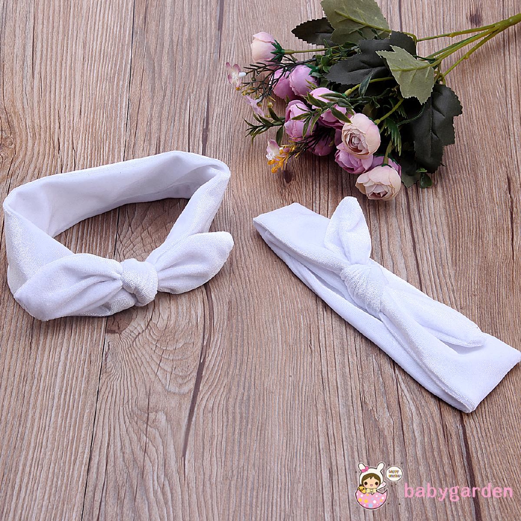 Băng đô vải nhung nơ 2 cái cho mẹ và bé