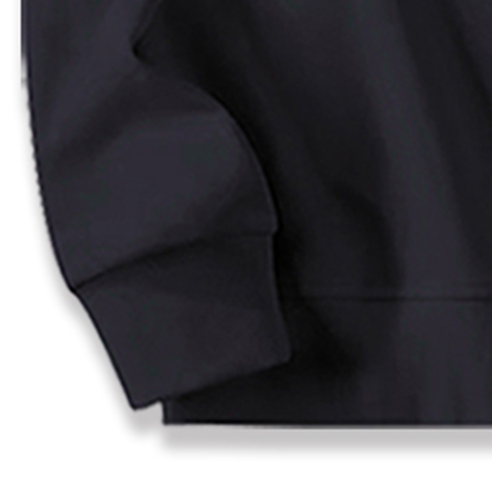 Áo hoodie/ Áo sweater/ Áo thun RDGF cổ tròn dài tay in hình trái tim màu đen phong cách Hàn Quốc thời trang cho nữ