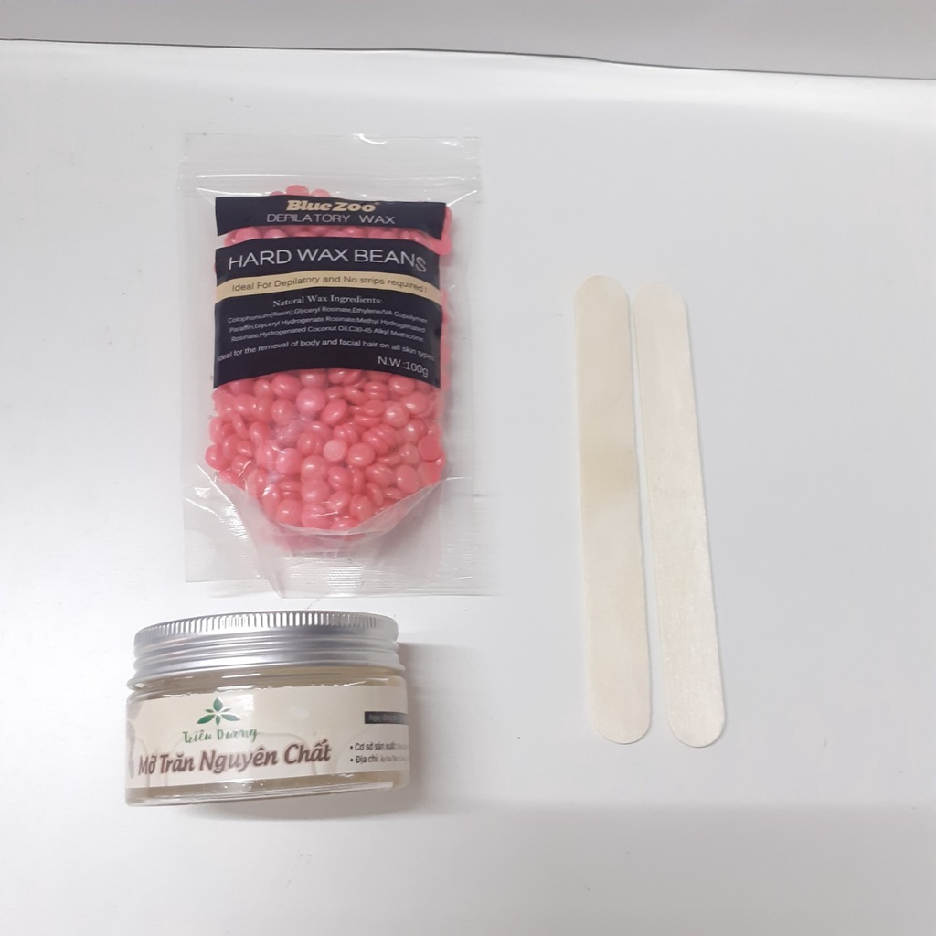 200g sáp wax màu TD  + Mỡ trăn 50ml (tặng que lấy sáp)