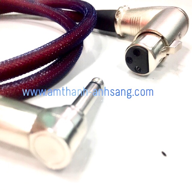 Dây rắc canon cái cong sang 6 ly con 01 dây tín hiệu âm thanh Jack cong