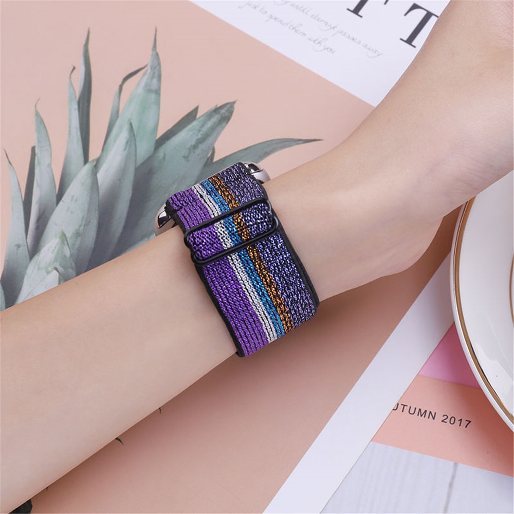 AZTEC Dây Đeo Thay Thế Chất Liệu Nylon Nhiều Màu Thời Trang for Apple Watch Band 38mm 40mm 42mm 44mm Iwatch Series 6 5 4 3 2