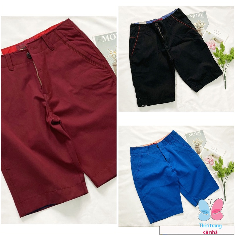 Quần kaki lửng cho nam 46-65kg Quần lửng kaki dày Quần short Quần đùi nam - QN60