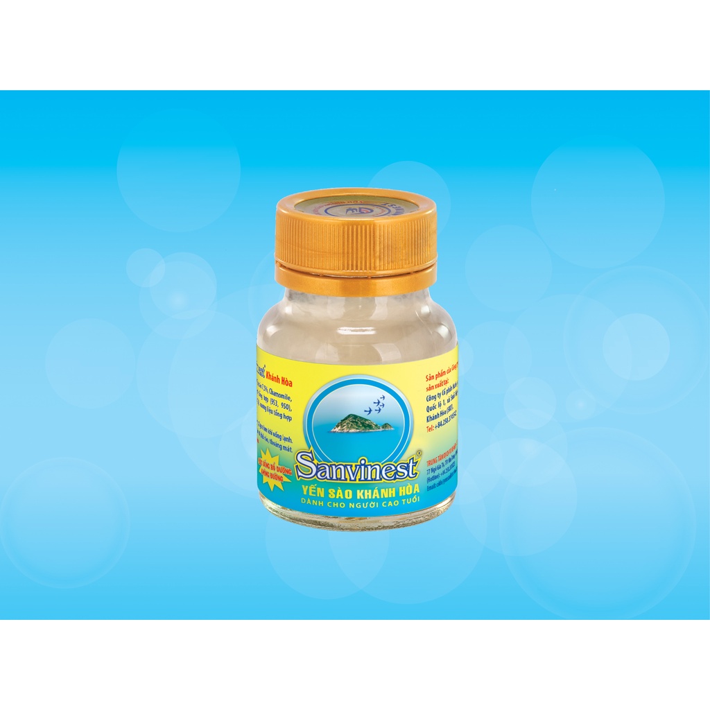 Nước Yến sào Sanvinest Khánh Hòa dành cho người cao tuổi đóng lọ 70ml