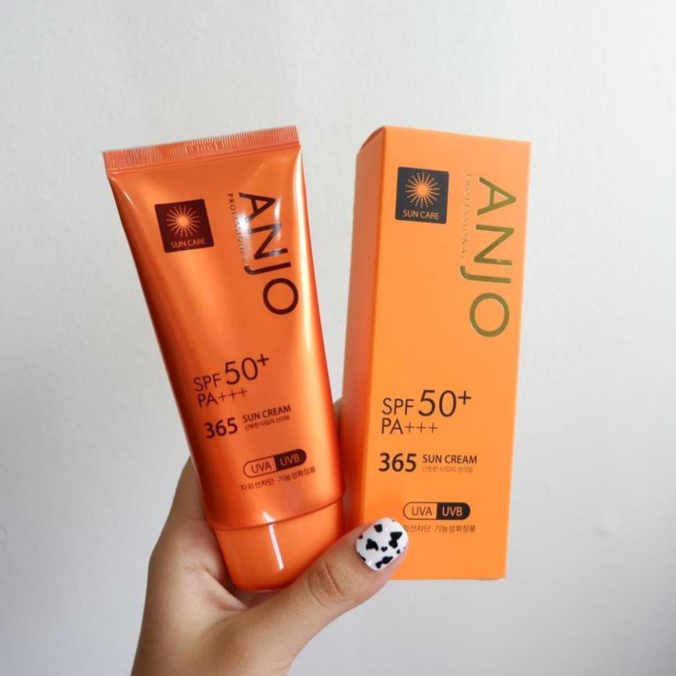 Kem Chống Nắng Anjo dưỡng ẩm, dịu nhẹ và bảo vệ da Professional SPF 50+PA+++ 365 Sun Cream 70g NPP Shoptido