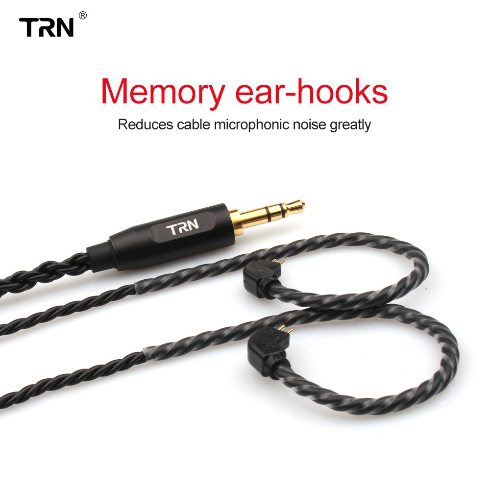 Cáp tai nghe HIFI TRN A3 6 lõi bện mạ bạc kết nối MMCX/2Pin cho TRN V90 V10/V20/V60 V30 V80 IM1 IM2 X6 TFZ