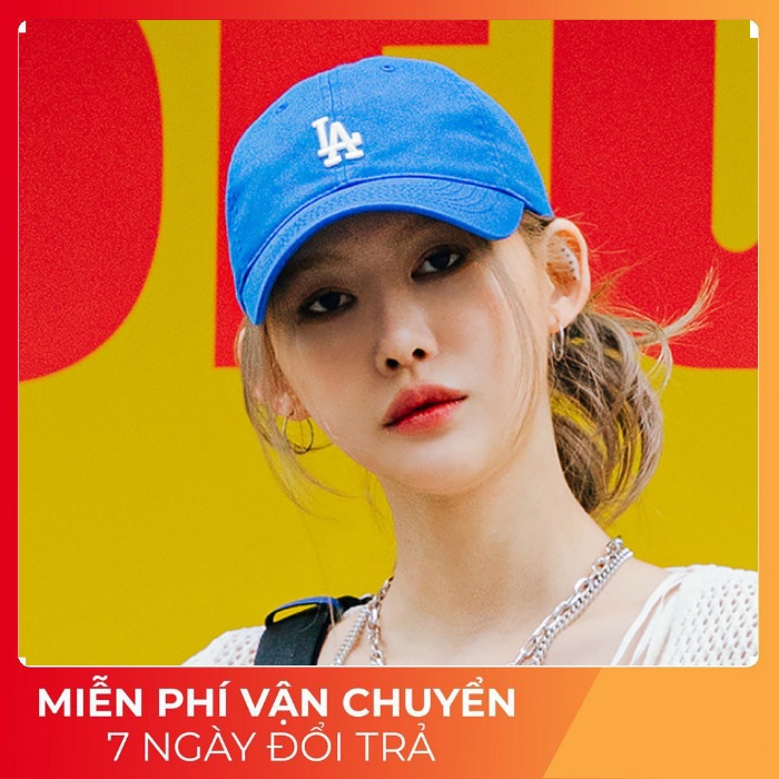 Nón MLB Logo NY Xanh Cô Ban Basic Form Mềm Cắt Tem - Hàng Backdoor dư xịn bao check