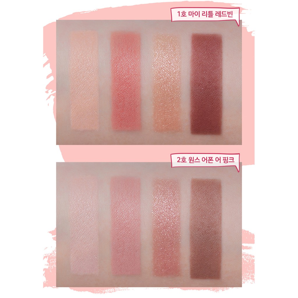 Phấn mắt 4 ô Ink Pocket Shadow Palette Peripera 8g siêu dễ thương - CSTOREVN