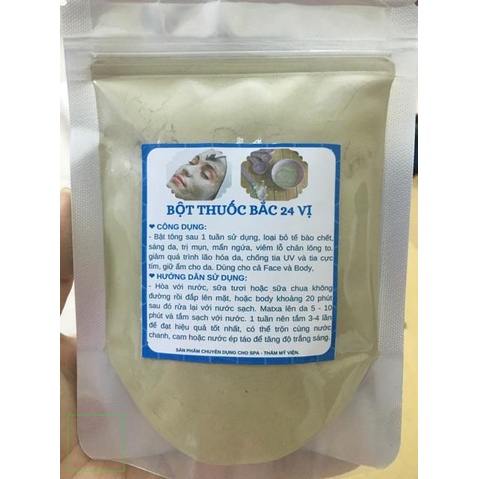 1kg Bột Thuốc Bắc Tắm trắng 24 Vị Handmade