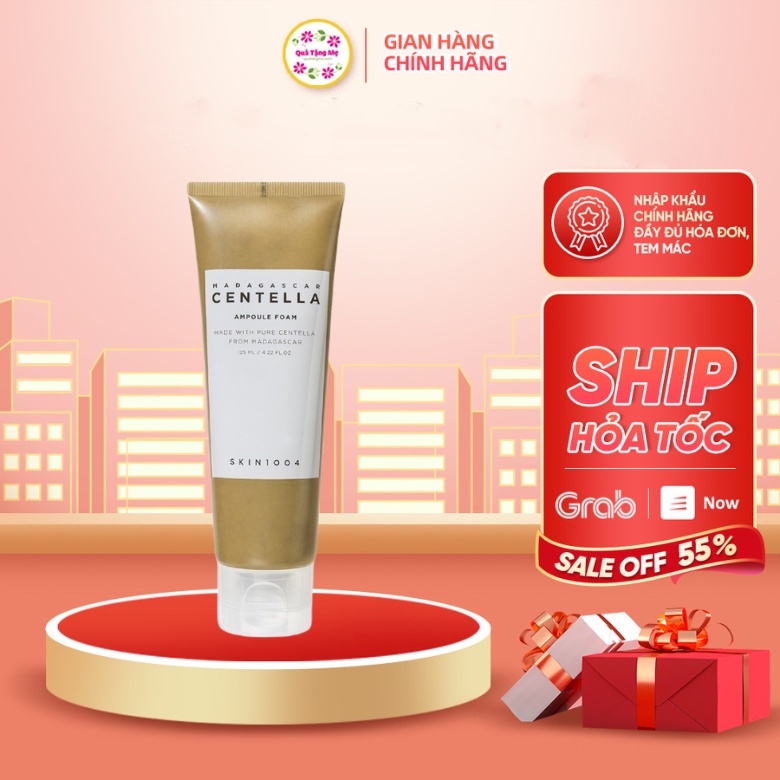 Sữa rửa mặt Skin1004 Madagascar Centella Ampoule Foam 125ml QTM