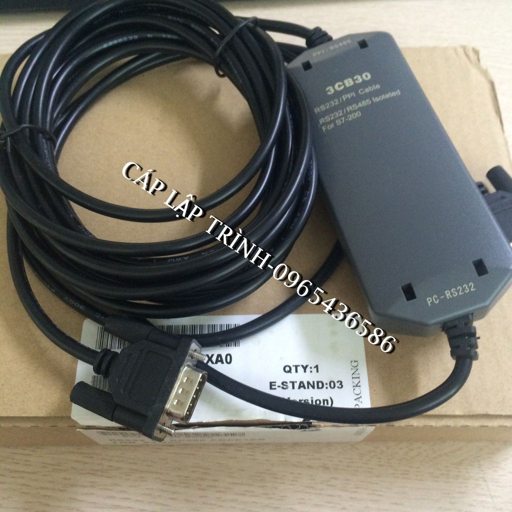 Cáp lập trình PC-PPI+ 6ES7901-3CB30-0XA0 Siemens S7-200 PLC | BigBuy360 - bigbuy360.vn