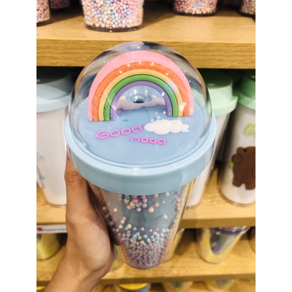 Ly hình cầu vồng cute