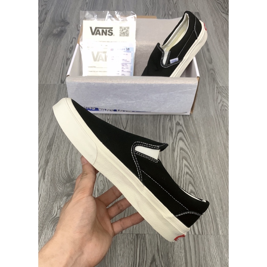 Giày ⚡Vans Lười Đen⚡ [R1:1] Thể Thao Nam Nữ Đẹp Xinh