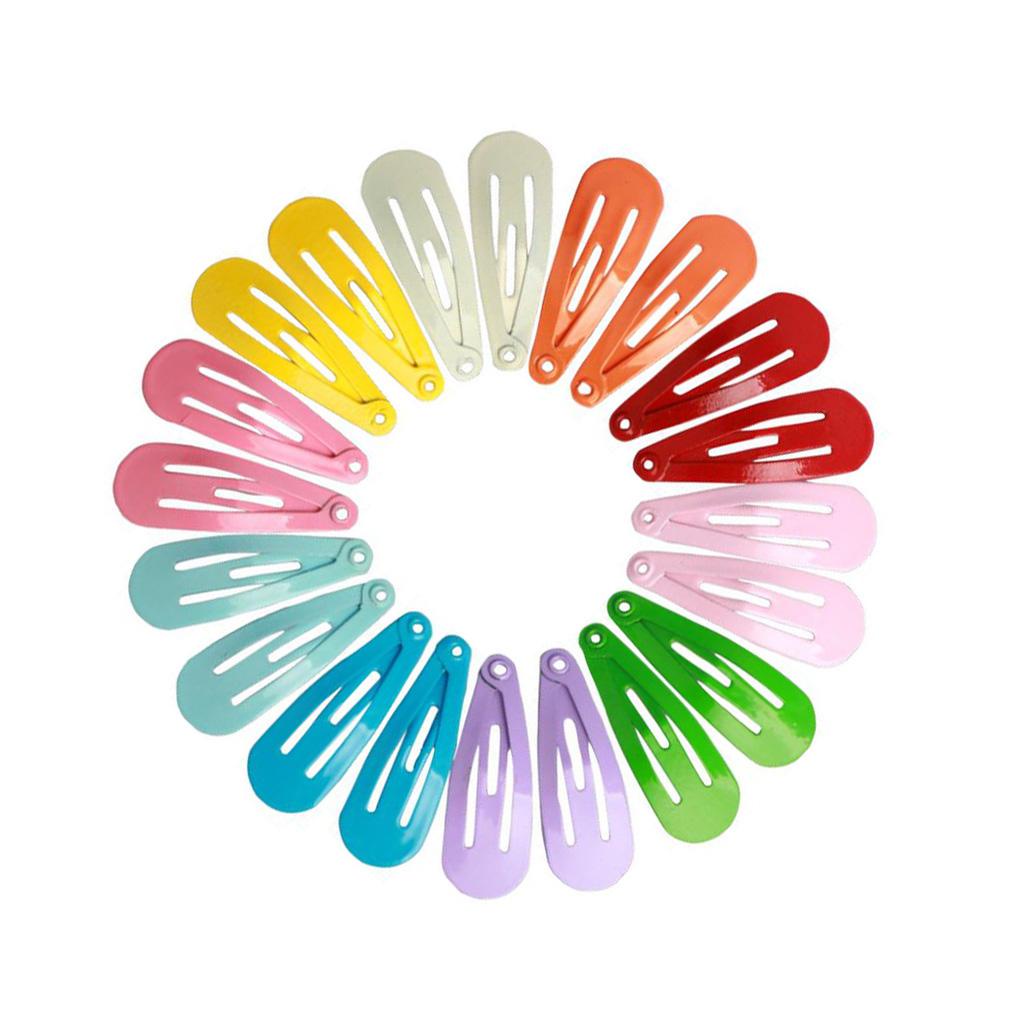 Set 50 Kẹp Tóc Màu Sắc Kẹo Ngọt Xinh Xắn