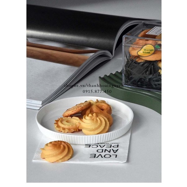 Bánh quy Danisa mô hình giả trang trí decor chụp ảnh