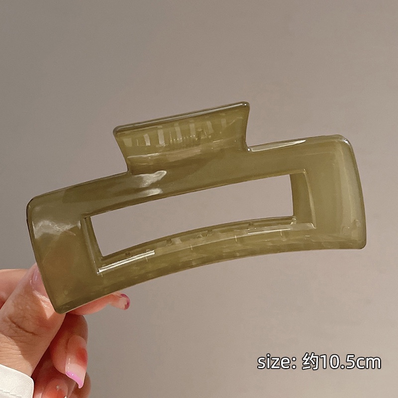 Kẹp cặp tóc càng cua nữ cute nhựa trong suốt cở lớn hàn quốc hot trend dài 10,5cm Alaba
