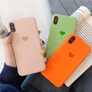 Sale 69% Ốp điện thoại silicon in hình trái tim dành cho iPhone , iPhone 6/6S,Green Giá gốc 63000đ- 114B131