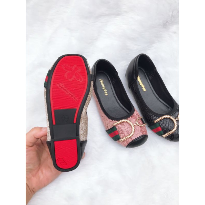 Giầy sandal lười có chun bé gái, giầy búp bê