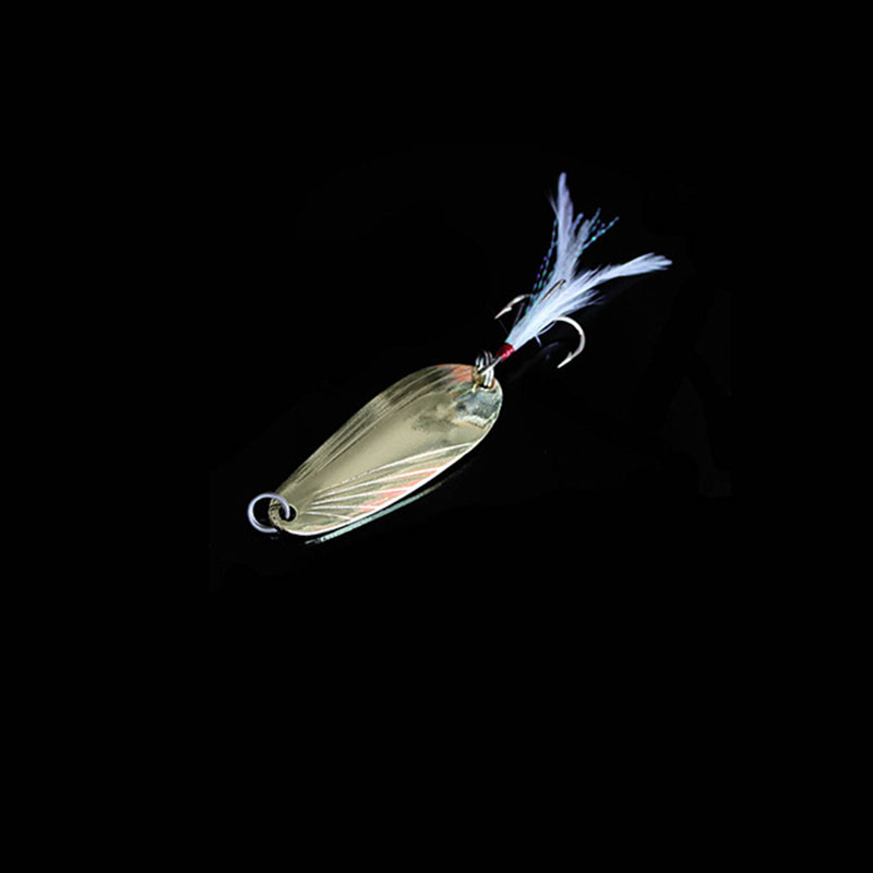 Mồi Câu Cá Cứng 5g / 7g / 13g Bằng Kim Loại Họa Tiết Vỏ Sò Đính Sequin Lấp Lánh Kèm Móc Câu Sắc Bén