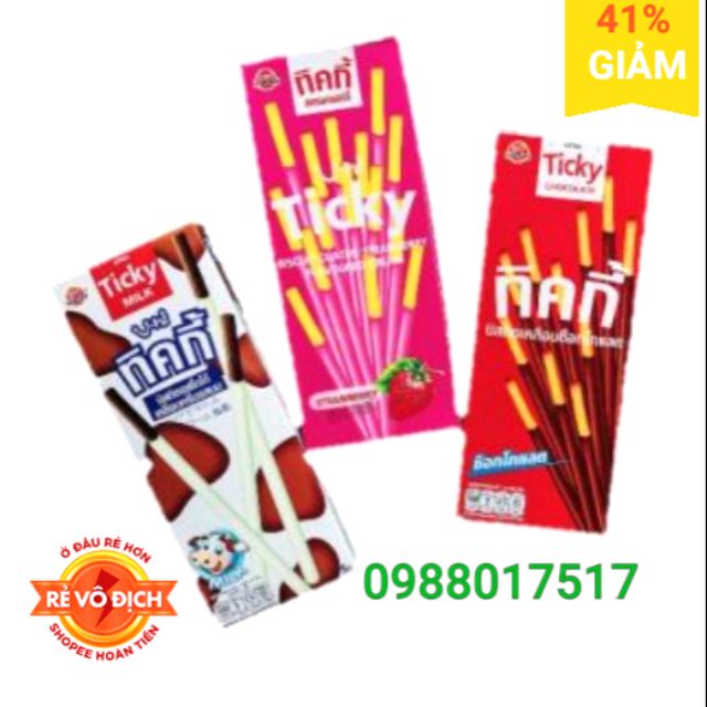 1 lốc 13 hộp bánh Ticky Thái