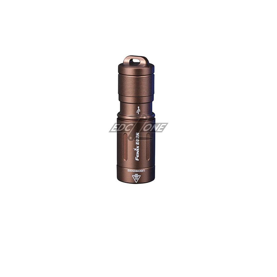 CHÍNH HÃNG FENIX - Đèn pin E02R (nâu) - 200 Lumens