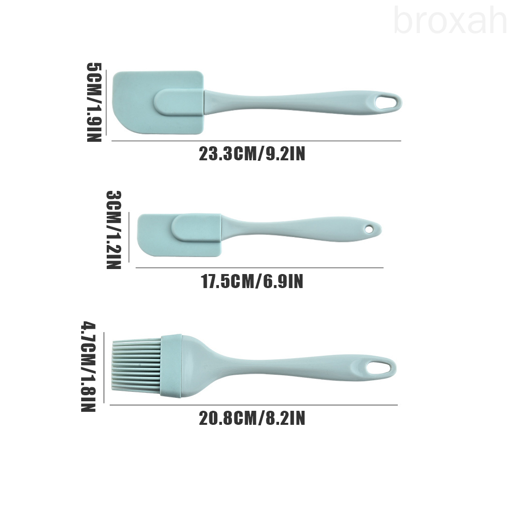 Set Thìa Và Cọ Silicon Phết Dầu Làm Bánh Tiện Lợi Dành Cho Nhà Bếp