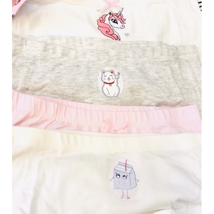 Set 3 quần chip đùi bé gái HM