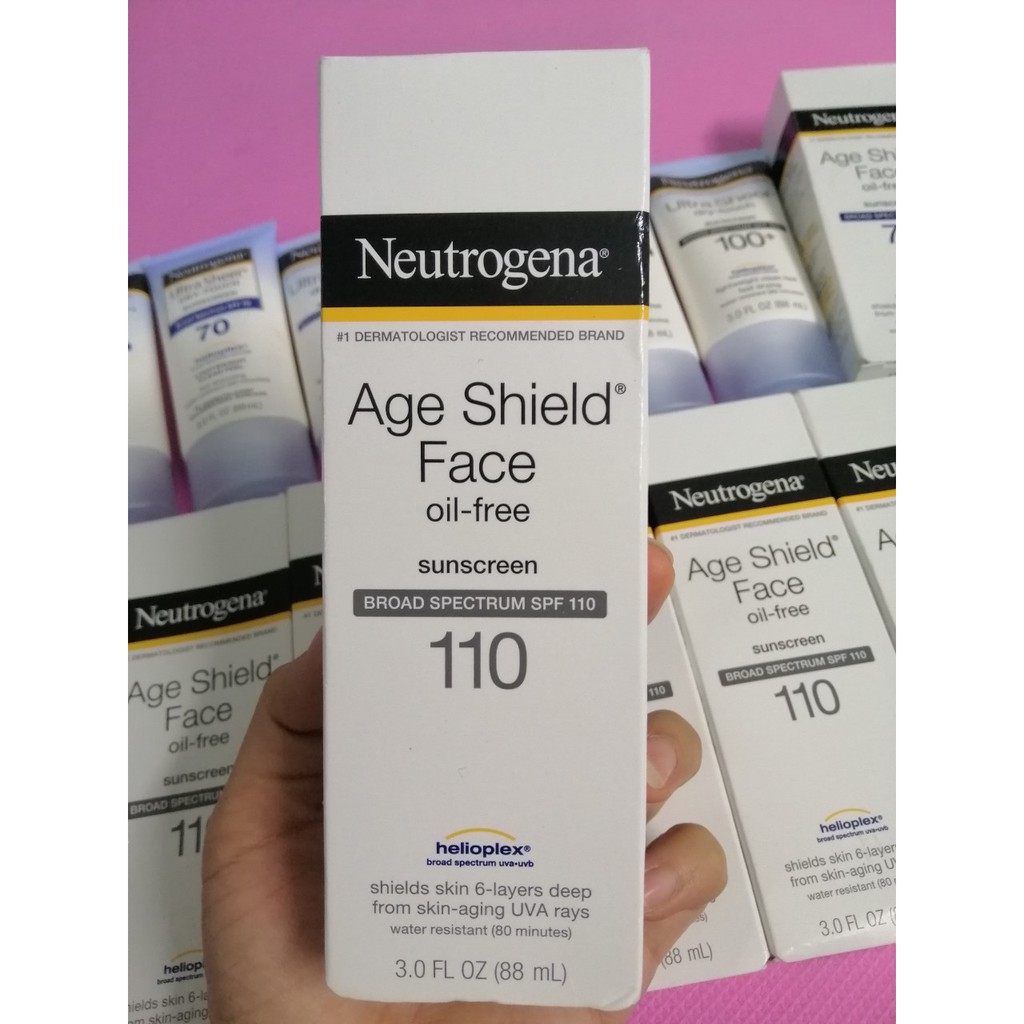 Kem chống nắng Neutrogena spf 70, spf 100, spf 110