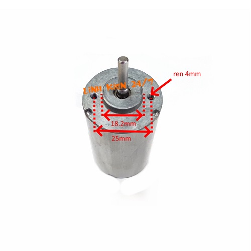 Động cơ Brushless không chổi than 12V YX540 trục 4mm