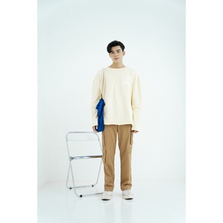 Áo sweater No-Control Studio - HOME SWEATER (CREAM)