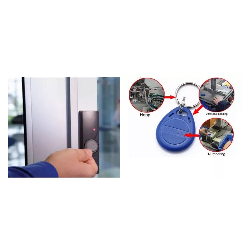 Thẻ RFID 125K RFID Điều Khiển Truy Cập Hỗ Trợ Thẻ RF Báo Động