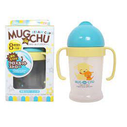 Bình uống nước có ống hút PIP Baby MUG de Chu 200ml/270ml