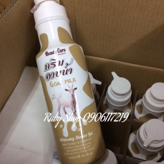 Sữa tắm trắng da sữa dê/ sữa bò/ tổ yến Beauty care Bangkok 1200ml