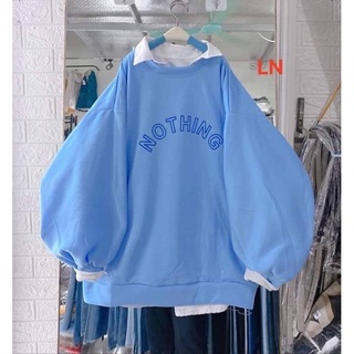 áo sweet nothing chất nỉ bông - không kèm cổ sơmi trắng