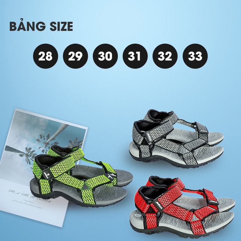 Giày Sandal Unisex Thời Trang Đế Nhiều Rãnh An Toàn Mọi Địa Hình MITI SD001